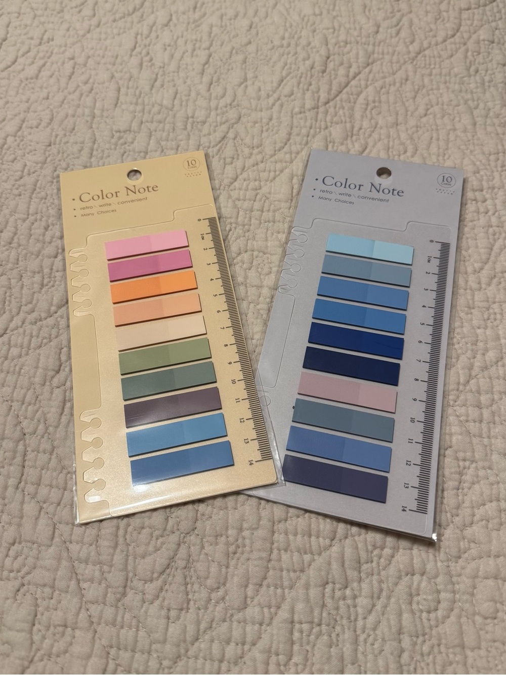 Color Note Multicolor Book Tabs- 2 Pack